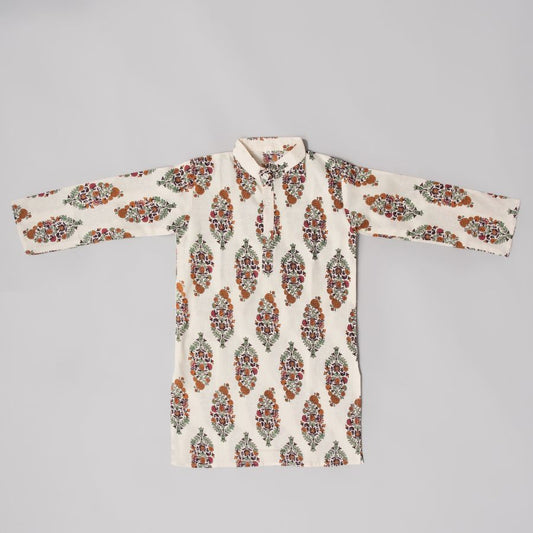 Boys Smart Printed Dhoti Kurta