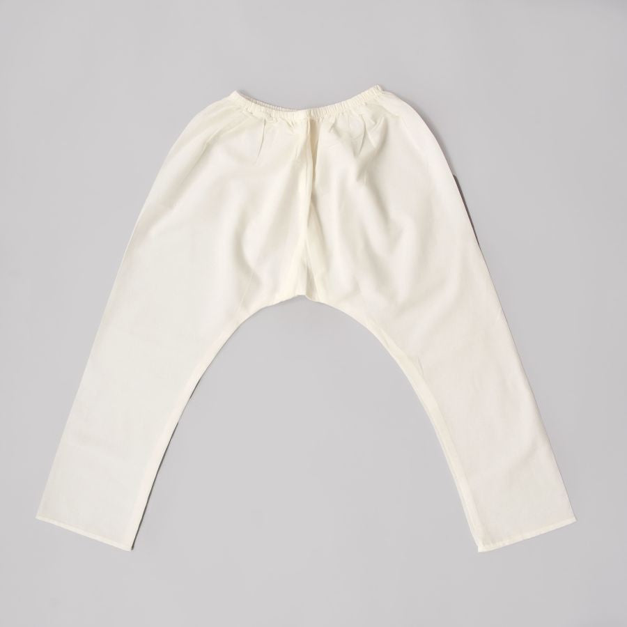 Boys Cool Elephant Cream Kurta Pyjama