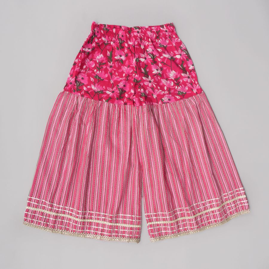 Pink Beautiful Plazo Set