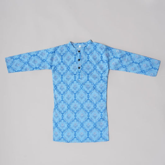 Boys Blue Smart Kurta Pyjama