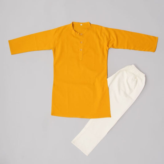 Boys Traditional Cow Pichwai Kurta Pyjama